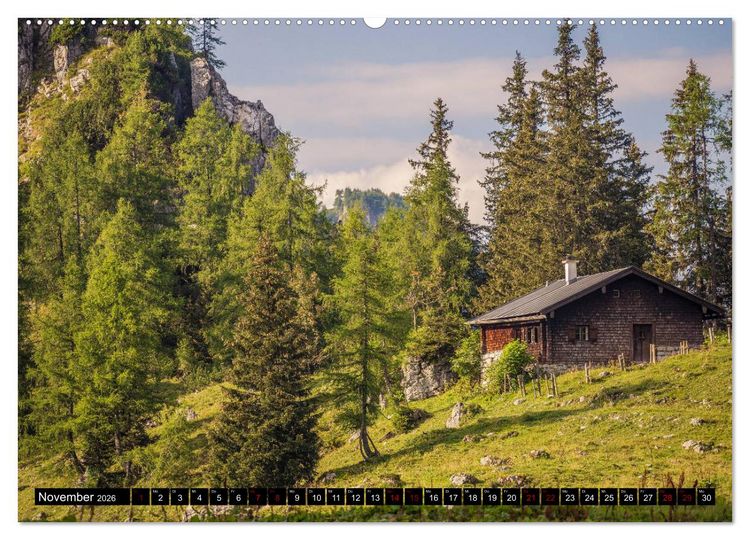 Produktbild: Alpengl&uuml;ck - Nationalpark Berchtesgaden (Wandkalender 2026 DIN A2 quer), CALVENDO Monatskalender