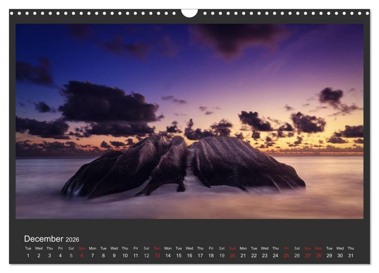 Produktbild: Seychelles Dream beaches in paradise (Wall Calendar 2026 DIN A3 landscape), CALVENDO 12 Month Wall Calendar