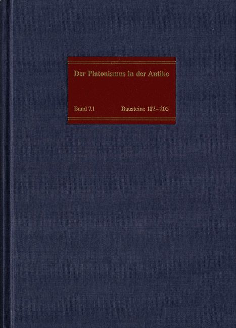 Produktbild: Die philosophische Lehre des Platonismus [4]