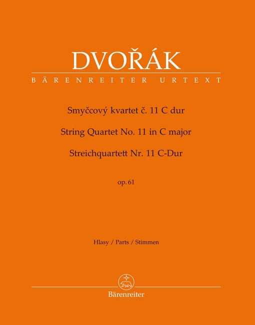 Produktbild: Streichquartett Nr. 11 C-Dur op. 61