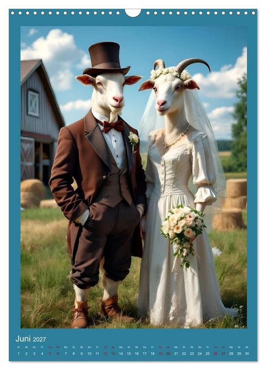 Produktbild: Nicht nur ein Vogel wollte Hochzeit halten (Wandkalender 2027 DIN A3 hoch), CALVENDO Monatskalender