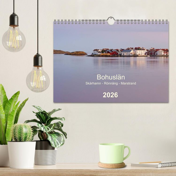 Produktbild: Bohusl&auml;n. Sk&auml;rhamn - R&ouml;nn&auml;ng - Marstrand (Wandkalender 2026 DIN A4 quer), CALVENDO Monatskalender