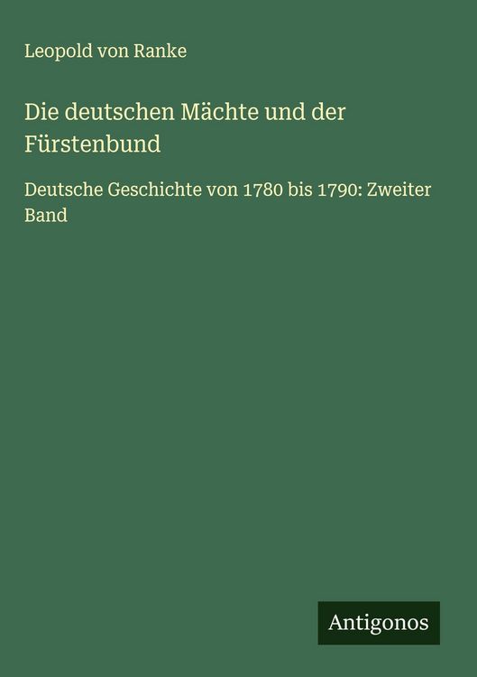 Produktbild: Die deutschen M&auml;chte und der F&uuml;rstenbund