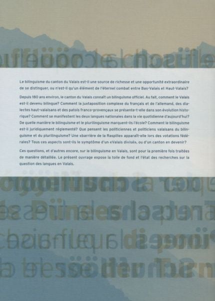 Produktbild: Le Valais bilingue