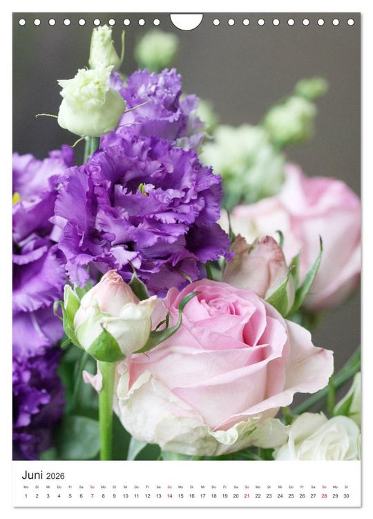 Produktbild: Verliebt in Blumen (Wandkalender 2026 DIN A4 hoch), CALVENDO Monatskalender