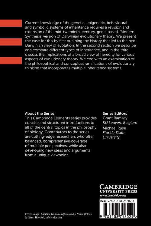 Produktbild: Inheritance Systems and the Extended Evolutionary Synthesis