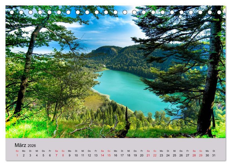 Produktbild: Wundervolles Frankreich (Tischkalender 2026 DIN A5 quer), CALVENDO Monatskalender