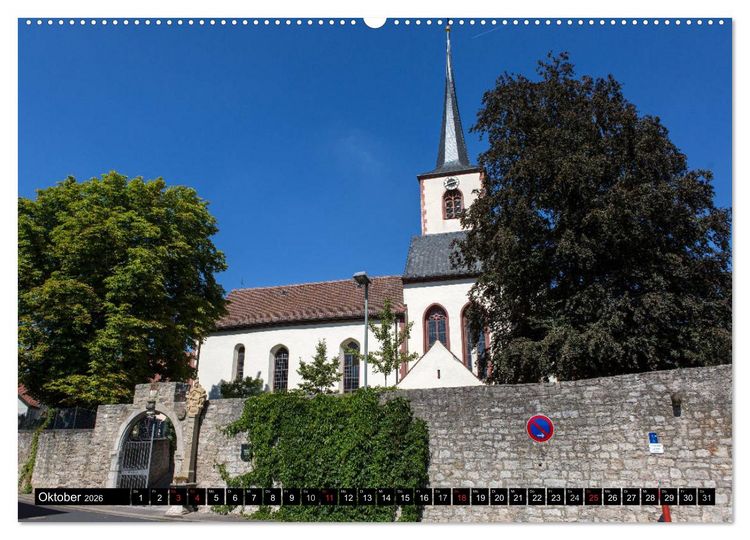 Produktbild: Ochsenfurt im S&uuml;den des Maindreiecks (hochwertiger Premium Wandkalender 2026 DIN A2 quer), Kunstdruck in Hochglanz