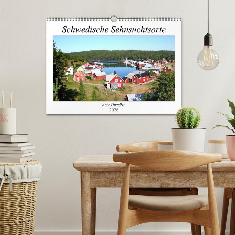 Produktbild: Schwedische Sehnsuchtsorte (Wandkalender 2026 DIN A3 quer), CALVENDO Monatskalender