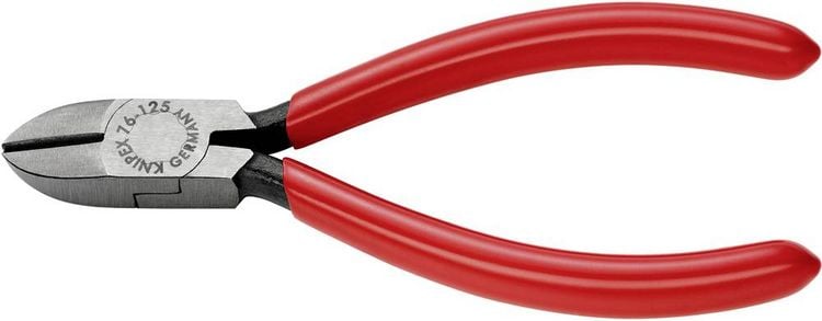 Produktbild: Knipex 76 01 125 Elektronik- u. Feinmechanik Seitenschneider mit Facette 125mm
