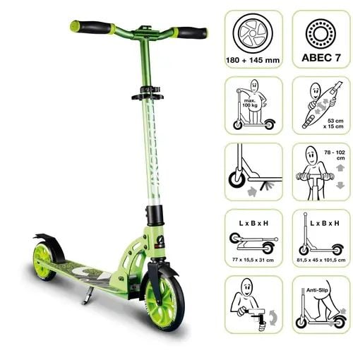 Produktbild: SIX DEGREES Alu Scooter Junior 180/145