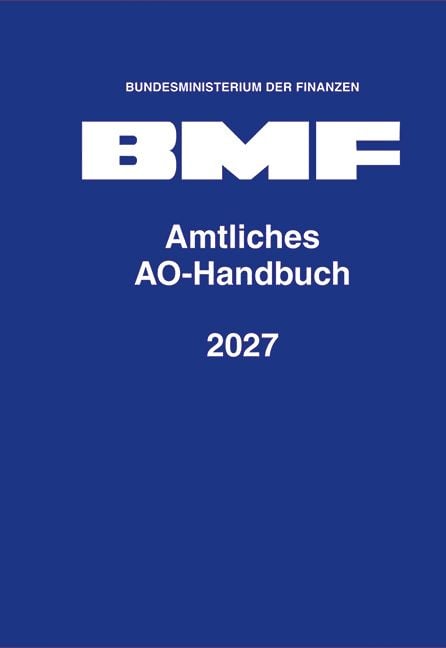 Produktbild: Amtliches AO-Handbuch 2027