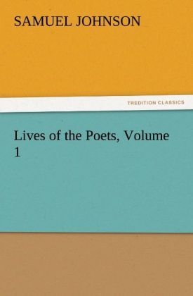 Produktbild: Lives of the Poets, Volume 1