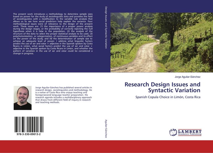 Produktbild: Research Design Issues and Syntactic Variation