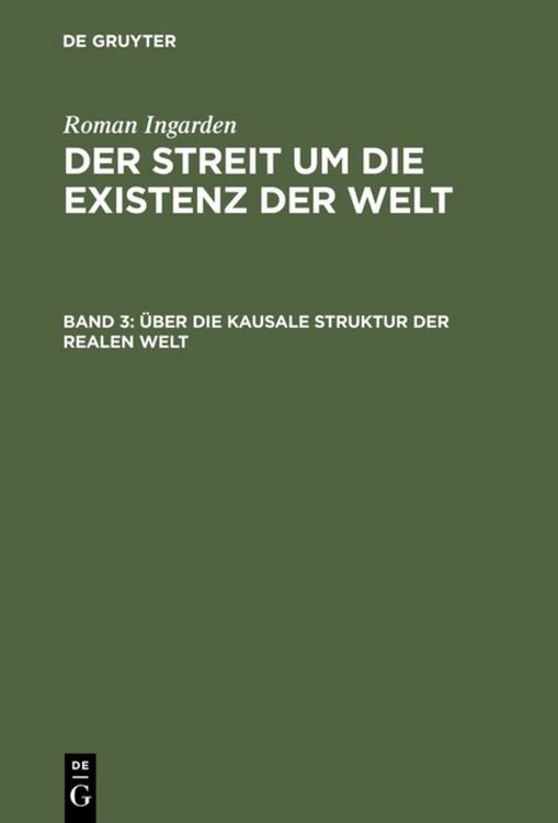 Produktbild: &Uuml;ber die kausale Struktur der realen Welt
