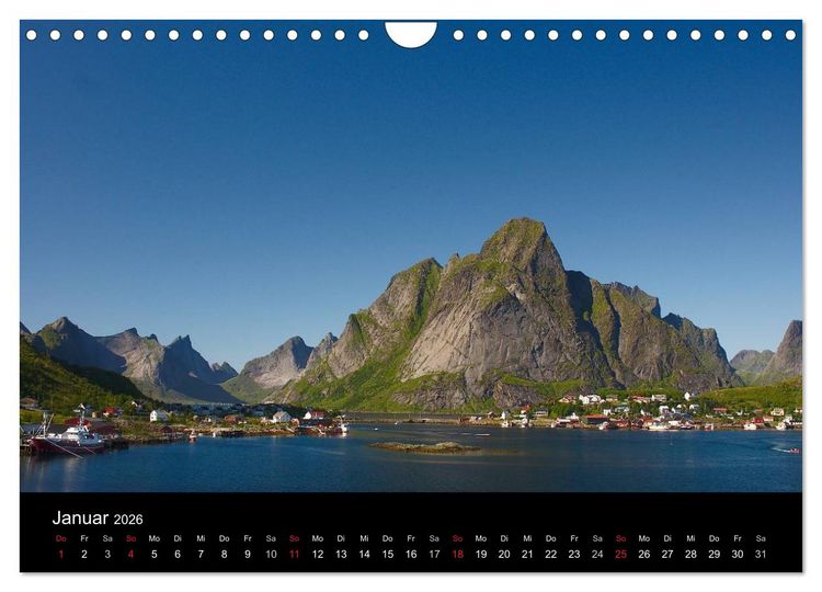 Produktbild: Lofoten (Wandkalender 2026 DIN A4 quer), CALVENDO Monatskalender