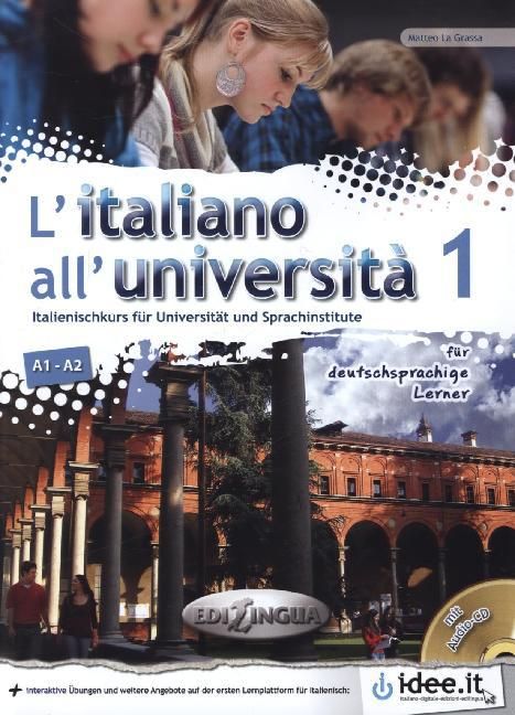 Produktbild: L'italiano all'universit&agrave; 1 f&uuml;r deutschspr. Lerner