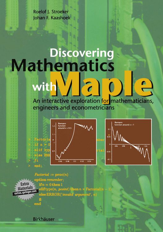 Produktbild: Discovering Mathematics with Maple