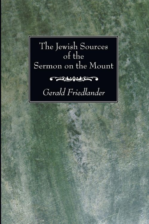 Produktbild: The Jewish Sources of the Sermon on the Mount