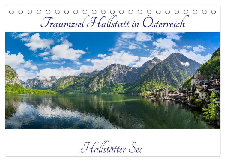 Produktbild: Traumziel Hallstatt in &Ouml;sterreich (Tischkalender 2026 DIN A5 quer), CALVENDO Monatskalender