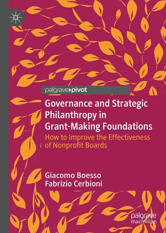 Produktbild: Governance and Strategic Philanthropy in Grant-Making Foundations