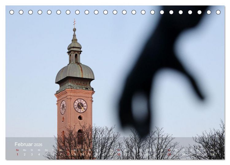 Produktbild: Impressionen aus M&uuml;nchen (Tischkalender 2026 DIN A5 quer), CALVENDO Monatskalender