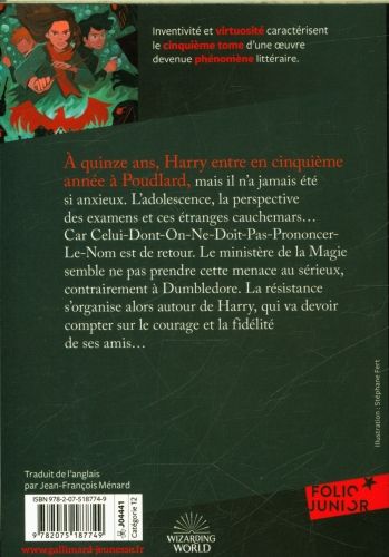 Produktbild: Harry Potter 5 et l'Ordre du Phenix