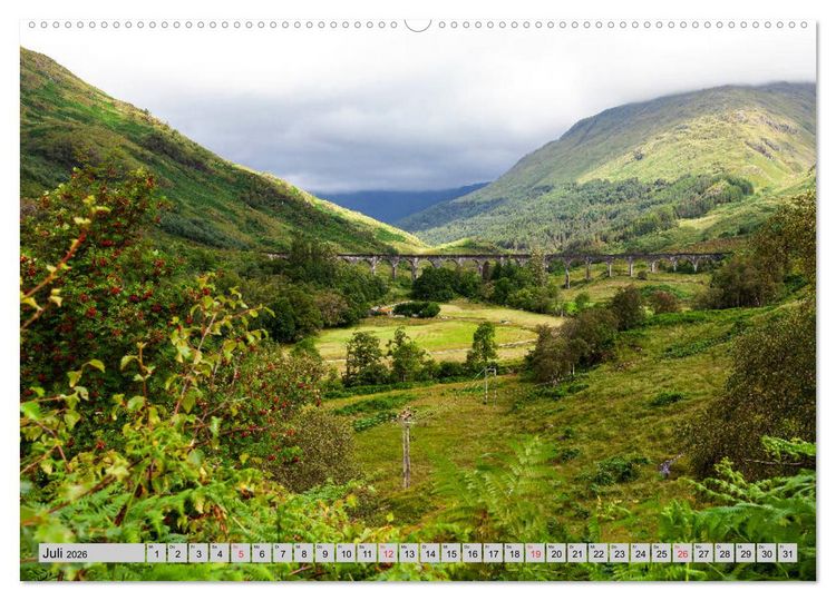 Produktbild: Wundersch&ouml;nes Schottland - Bilderreise durch ein sagenumwobenes Land (Wandkalender 2026 DIN A2 quer), CALVENDO Monatskalender