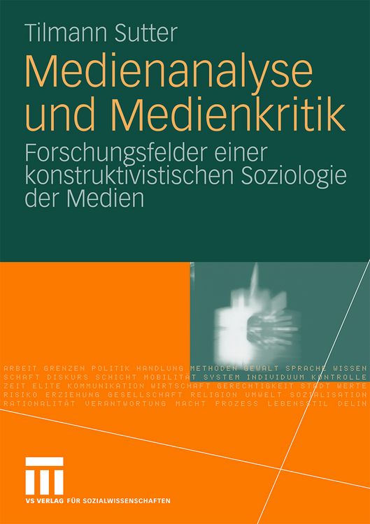 Produktbild: Medienanalyse und Medienkritik