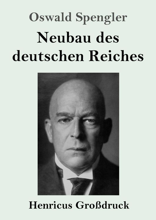 Produktbild: Neubau des deutschen Reiches (Gro&szlig;druck)