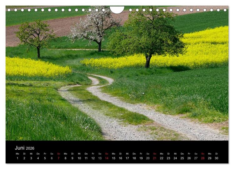 Produktbild: Wege 2026 (Wandkalender 2026 DIN A4 quer), CALVENDO Monatskalender