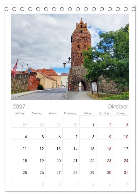 Produktbild: Tischplaner 2027 - M&auml;rkische Schweiz - Liebenswerte Orte (A5 Tischkalender zum Aufstellen) CALVENDO
