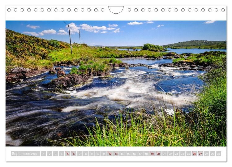 Produktbild: Connemara - Irlands urspr&uuml;nglicher Westen (Wandkalender 2026 DIN A4 quer), CALVENDO Monatskalender