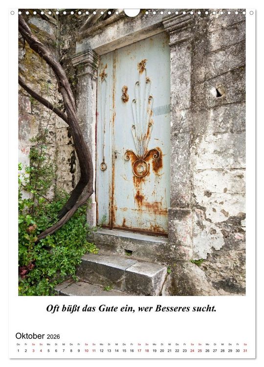 Produktbild: T&uuml;ren und dahinter ? (Wandkalender 2026 DIN A3 hoch), CALVENDO Monatskalender