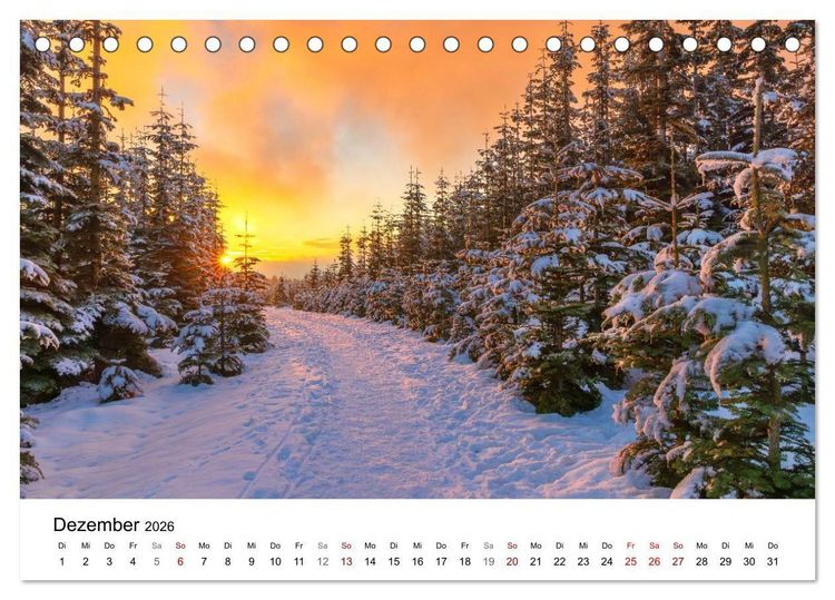 Produktbild: Sauerland - Land der tausend Berge (Tischkalender 2026 DIN A5 quer), CALVENDO Monatskalender