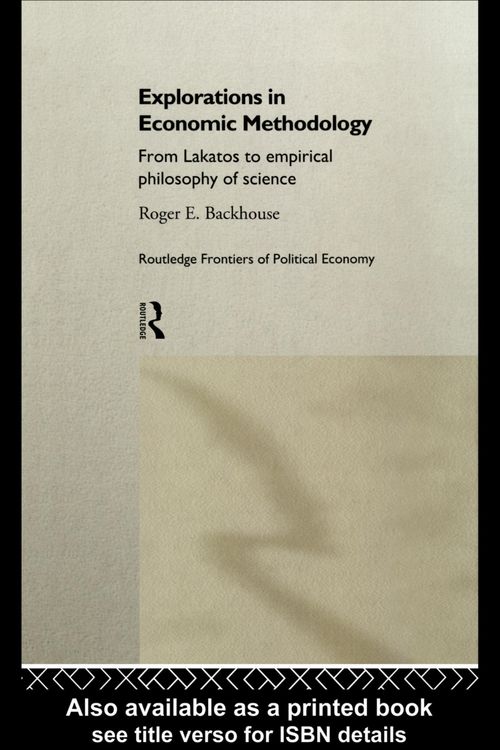 Produktbild: Explorations in Economic Methodology