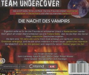 Produktbild: Team Undercover 4: Die Nacht des Vampirs/CD