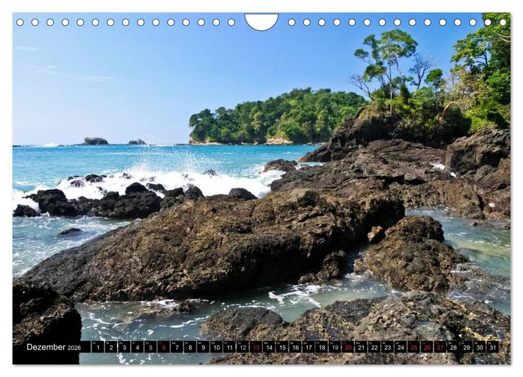 Produktbild: Costa Rica - Pure Lebensfreude (Wandkalender 2026 DIN A4 quer), CALVENDO Monatskalender