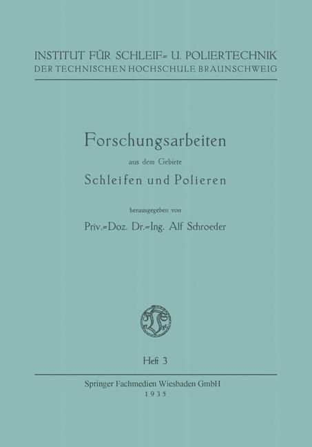 Produktbild: Grundlegende Erkenntnisse &uuml;ber das Schleifen von Hartstoffen