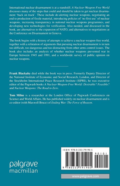 Produktbild: A Nuclear-Weapon-Free World