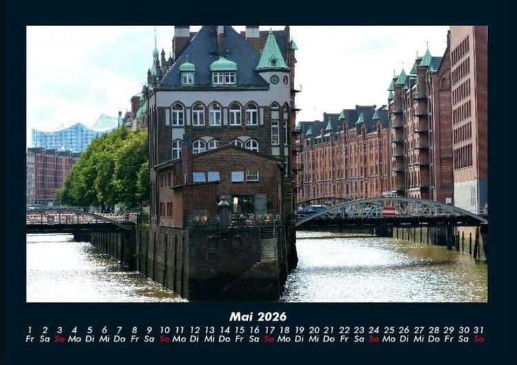 Produktbild: Hamburg 2026 Fotokalender DIN A4