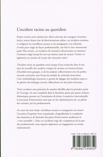 Produktbild: L'incident raciste au quotidien