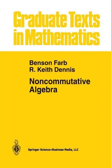 Produktbild: Noncommutative Algebra