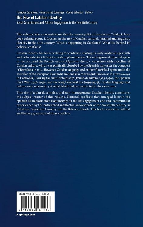 Produktbild: The Rise of Catalan Identity