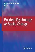 Produktbild: Positive Psychology as Social Change