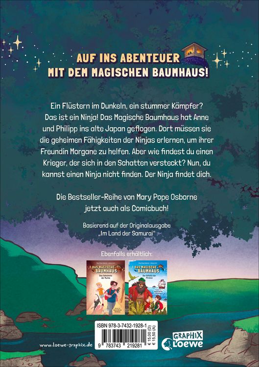 Produktbild: Das magische Baumhaus (Comic-Buchreihe, Band 5) - Auf der Spur der Ninjas