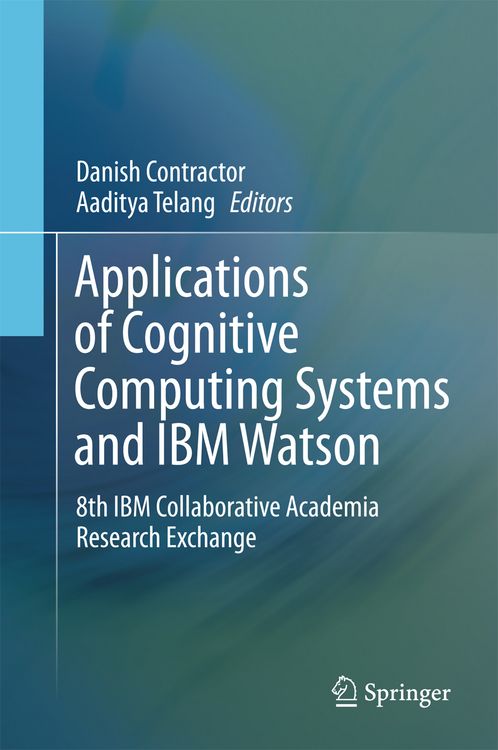 Produktbild: Applications of Cognitive Computing Systems and IBM Watson