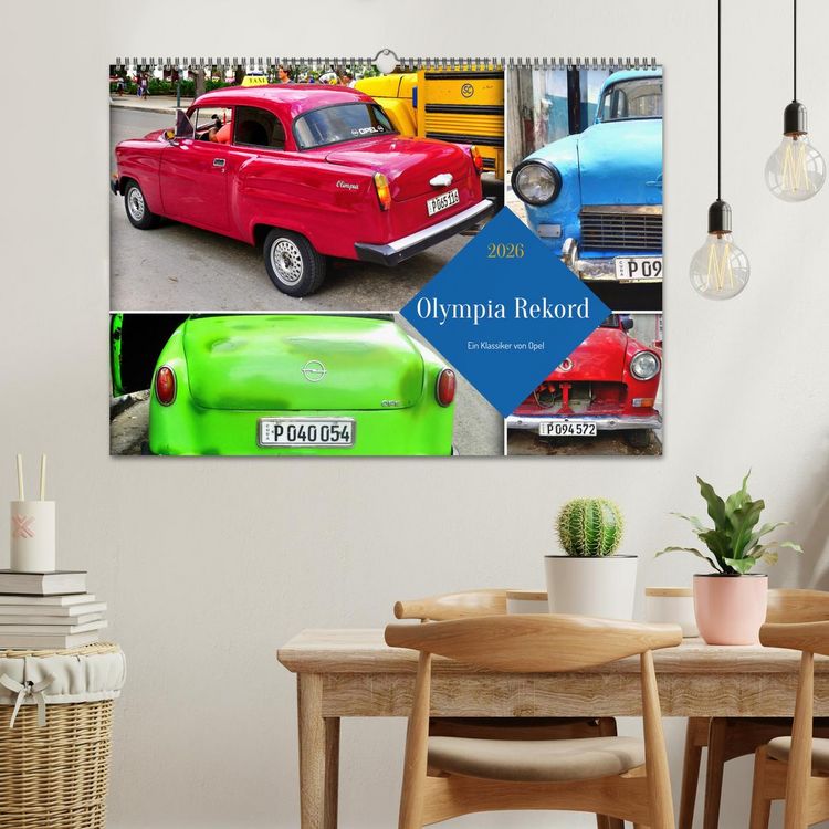 Produktbild: Olympia Rekord - Ein Klassiker von Opel (Wandkalender 2026 DIN A2 quer), CALVENDO Monatskalender