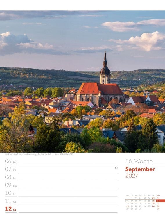 Produktbild: Malerisches Deutschland Wochenplaner Kalender 2027