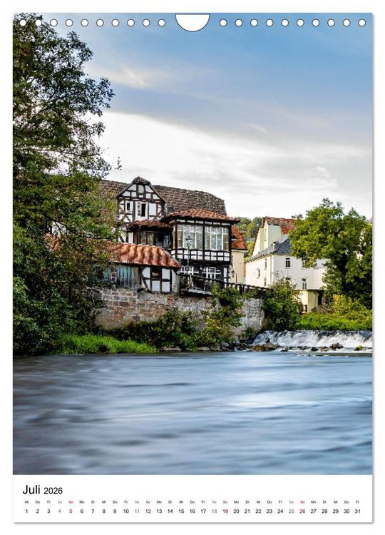 Produktbild: Marburg - Die Perle an der Lahn (Wandkalender 2026 DIN A4 hoch), CALVENDO Monatskalender